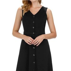 ⭐️Flash Sale ⭐️Brand new! Black Button Down A-line Dress